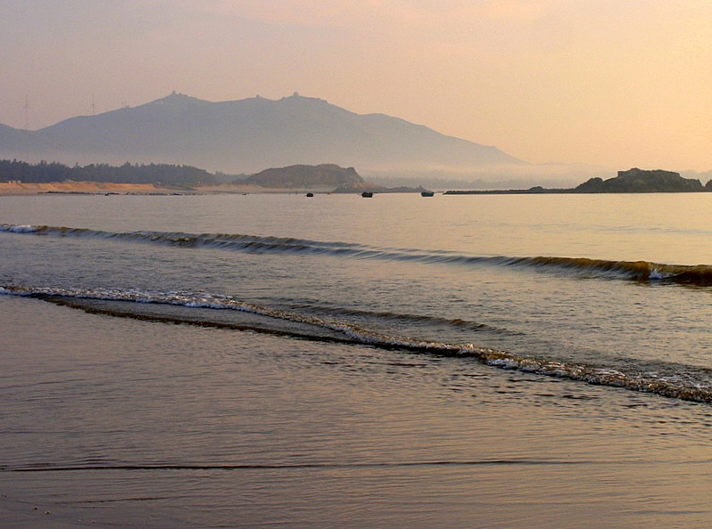 浪漫海滩 摄影 蓝色驴