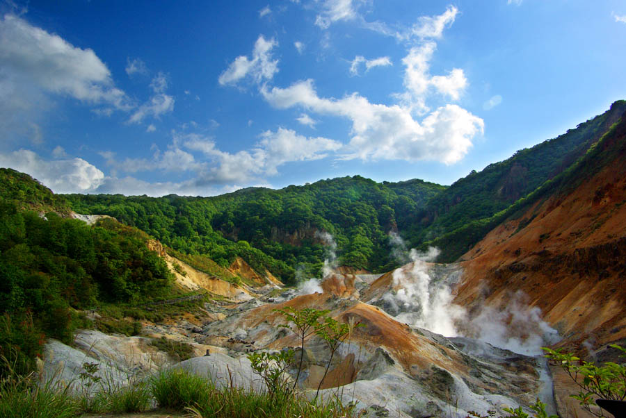 北海道登别火山景 摄影 gaoli