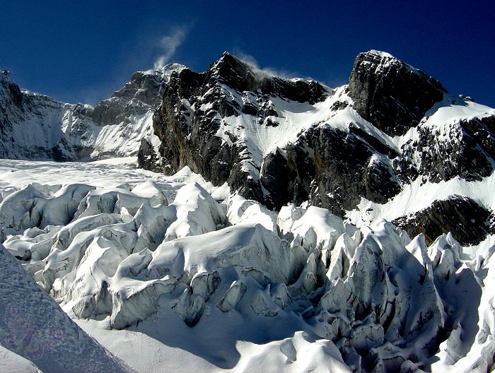 玉龙冰川 摄影 梅里雪山