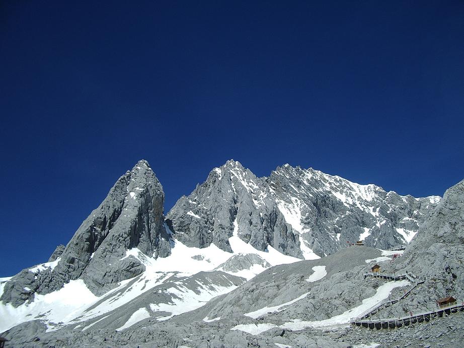 雪山 摄影 蜻蜓点水xi