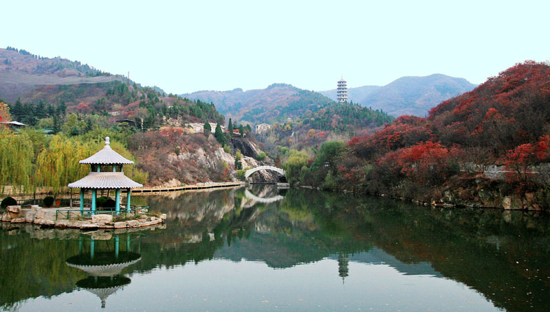 济南红叶谷 摄影 花果山主