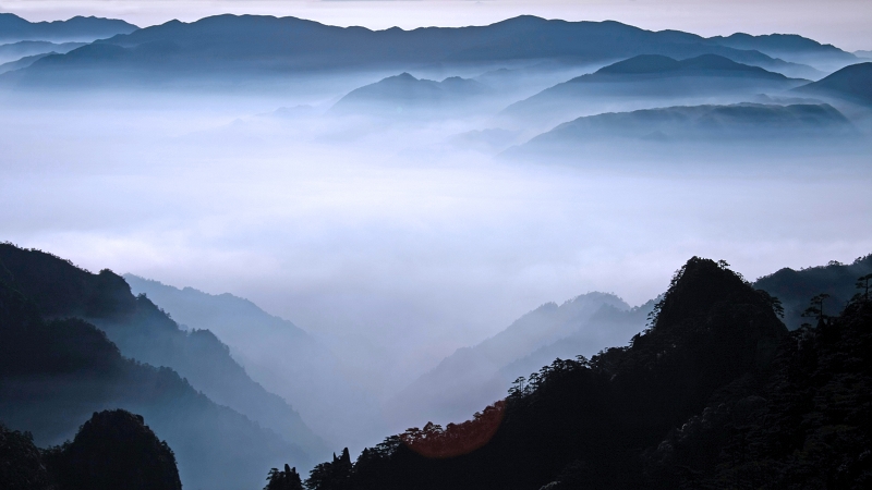 黄山风光 摄影 山中野狼