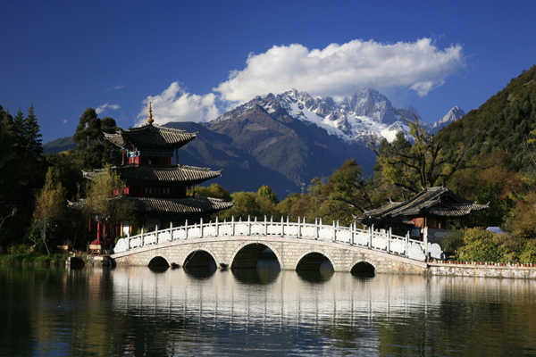 雪山美景 摄影 风云.丽江