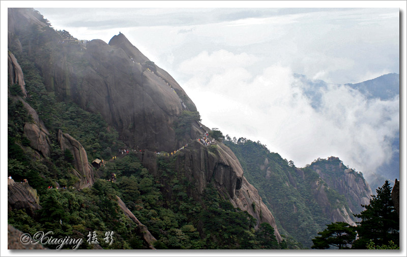 黄山行11-风雨黄山 摄影 却尘