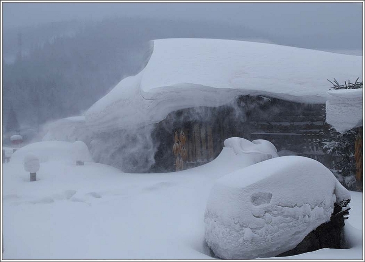 故乡风雪 摄影 闰石子