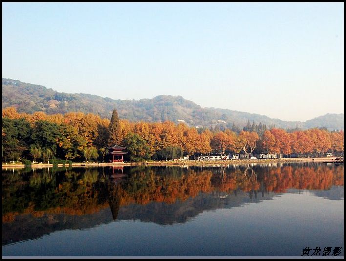 西湖秋景 摄影 黄龙