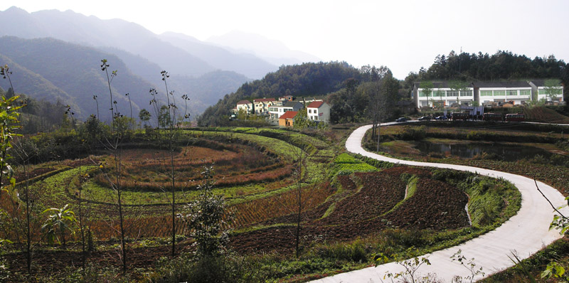 山村新貌 摄影 厨师解围腰