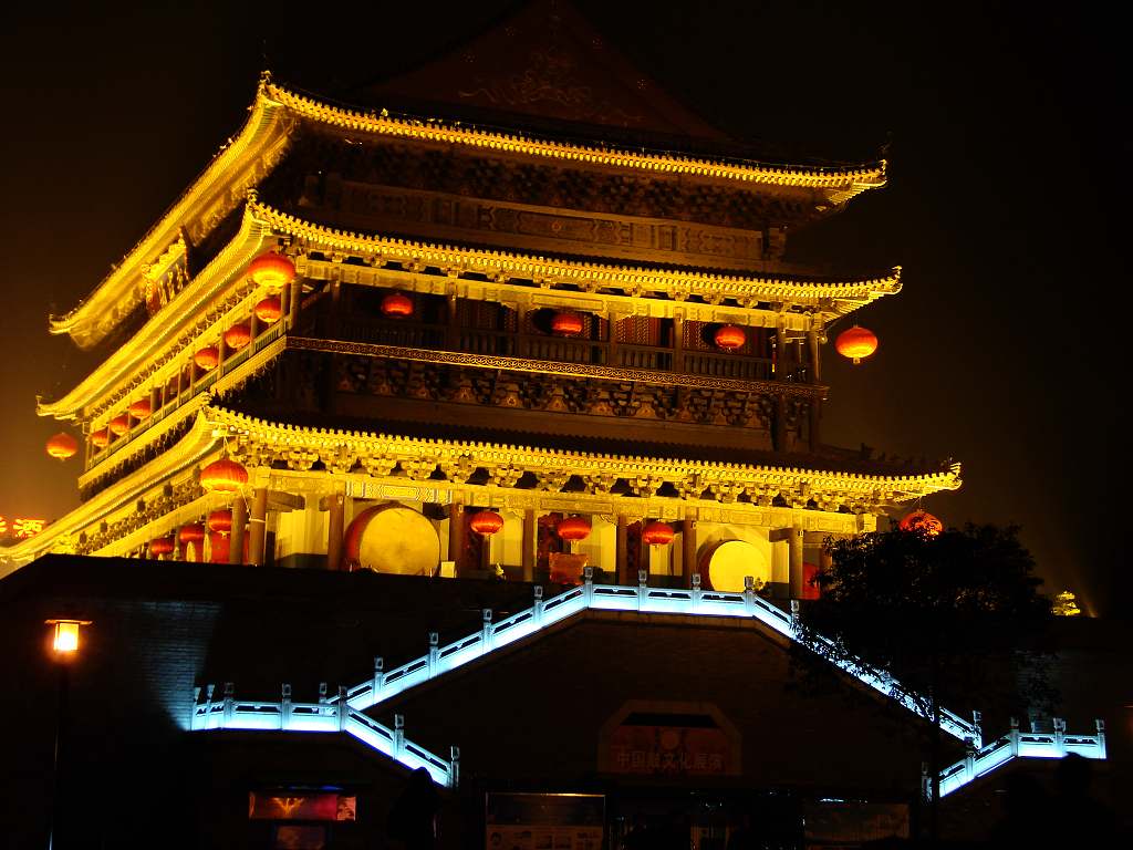 古楼夜景 摄影 笑对人生-2