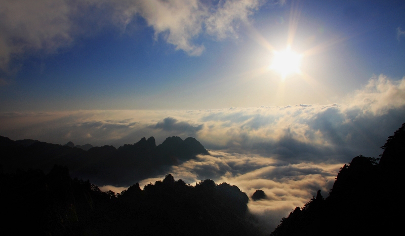 云海 摄影 山中野狼