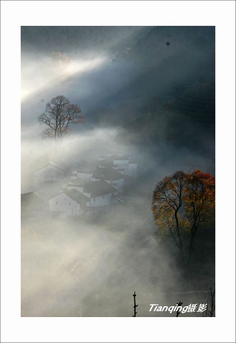 雾里程村 摄影 雨过天晴