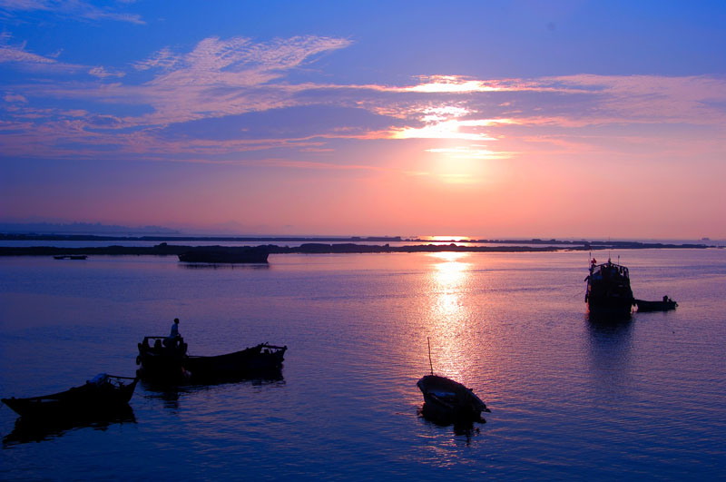 海港晨光 摄影 chenjenai