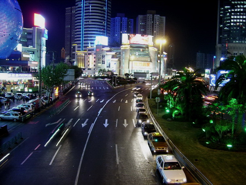 夜景 摄影 蓝天1800