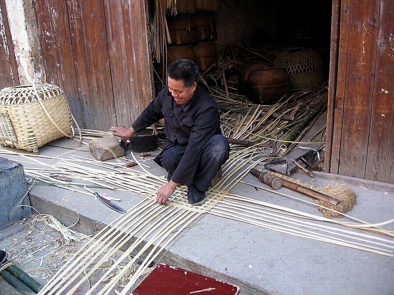 “走进那美丽小山村”之：手工劳动 摄影 吾言