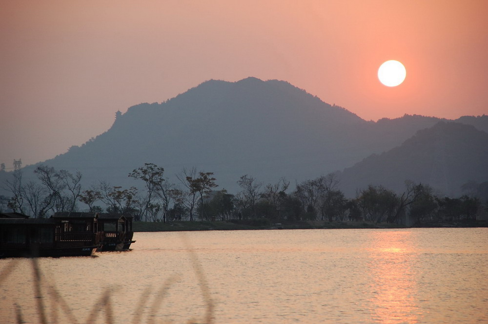 夕阳 摄影 山花