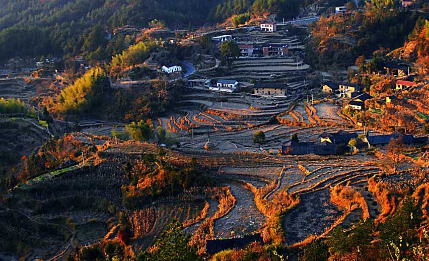 秋染大别山 摄影 傍水驿