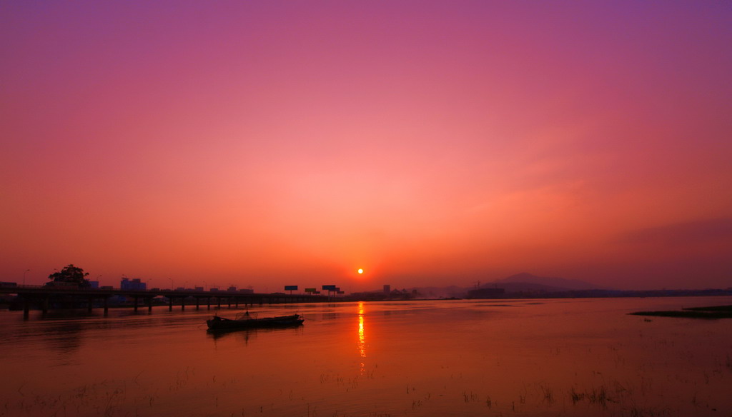 夕照晋江 摄影 闽南戏子