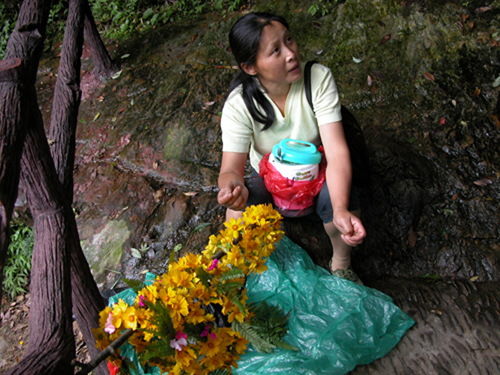 卖花嫂 摄影 江淮一山