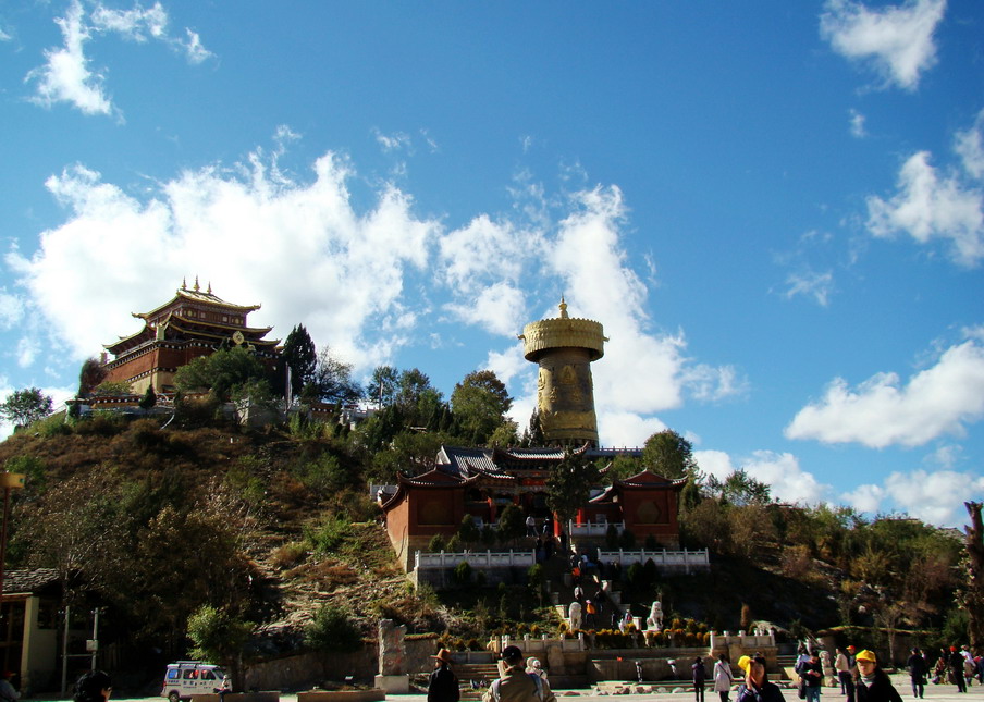 风光无限（十三）--- 独克宗古城龟山大佛寺 摄影 金风