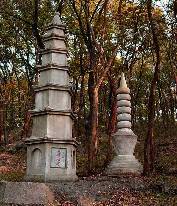 神山寺惠峰双塔 摄影 morningtigr