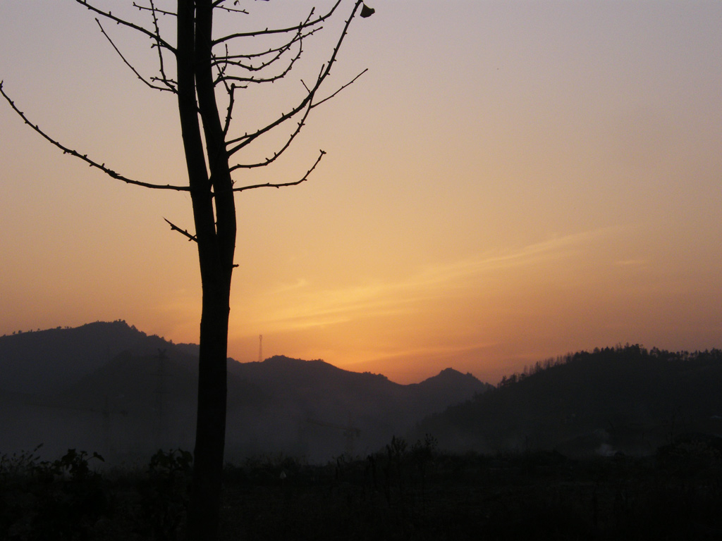 夕阳 摄影 朵儿她爸