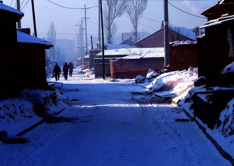 雪巷 摄影 大漠光影