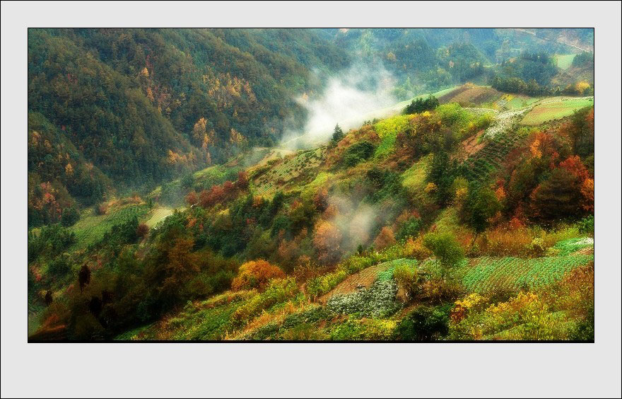 石潭北山岭秋色（1） 摄影 心之兰