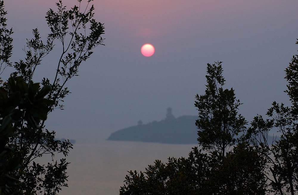 太湖.秋日.夕阳 < 7 > 摄影 二泉印月