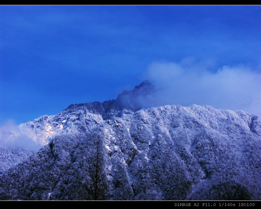 银厂沟初雪 摄影 石径