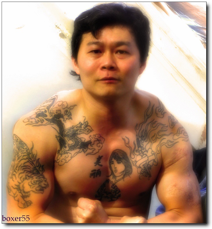 tatoo body 摄影 boxer