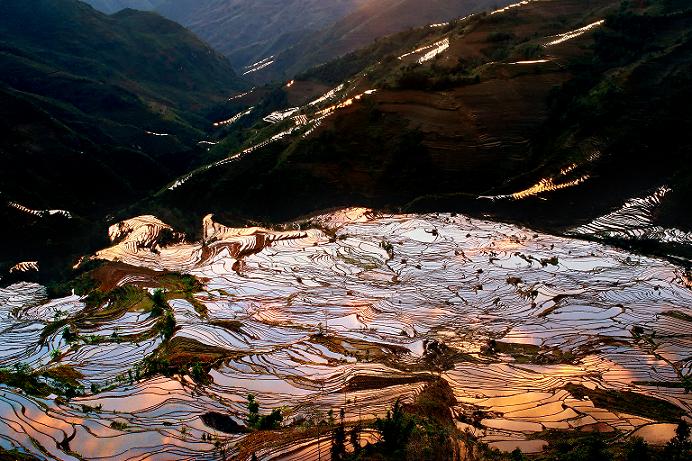 元阳梯田风光全景 摄影 小元阳