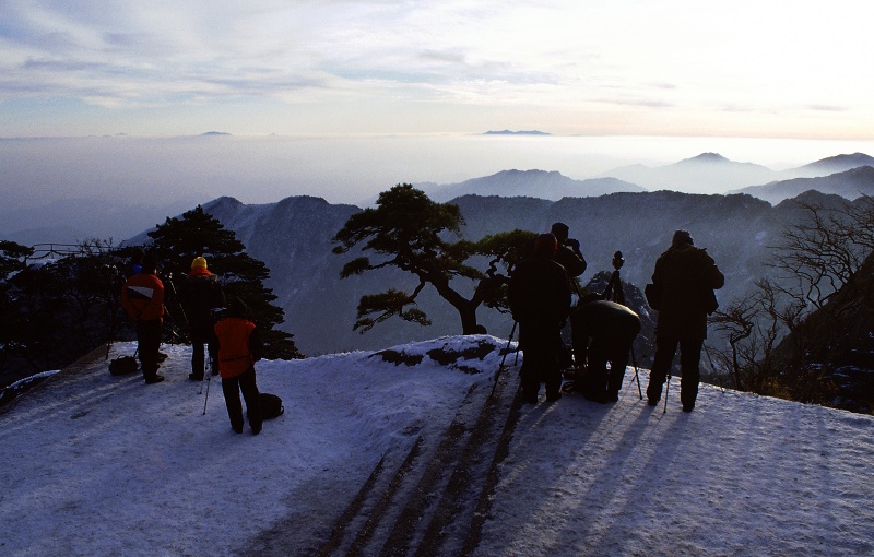 冬日 摄影 黄山根宝