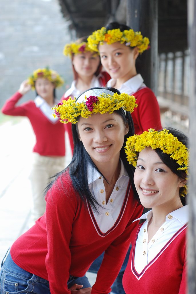 花圈姑娘 摄影 小轩