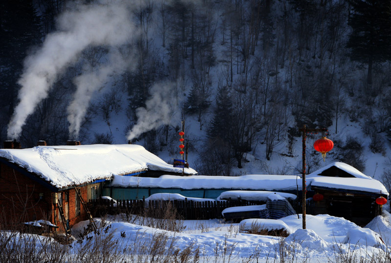 雪乡晨曦 摄影 庆安渔夫