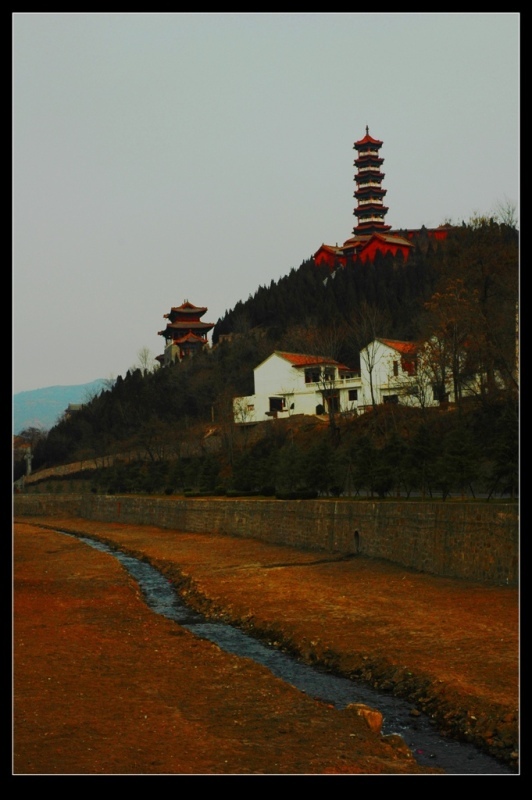 皇城相府系列－某寺远景 摄影 翔羽