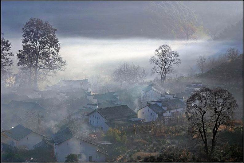 婺源深秋---山村晨韵 摄影 风影之韵