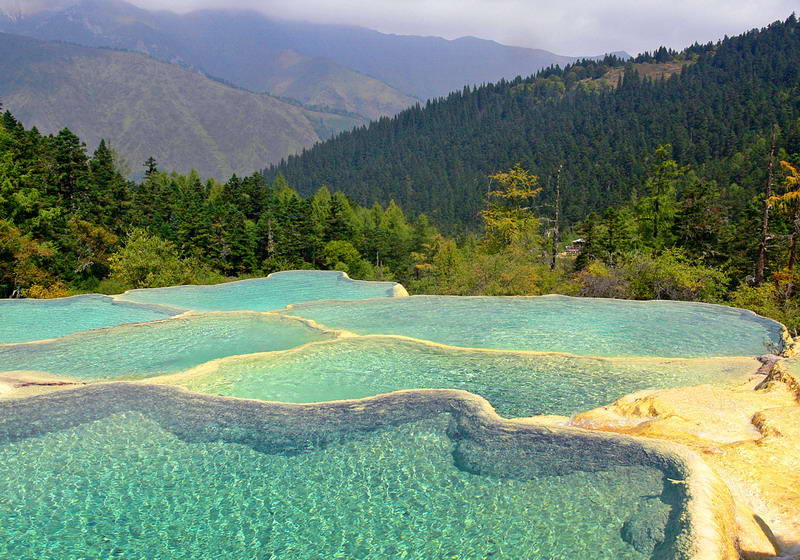 黄龙钙化池(2) 摄影 etshen