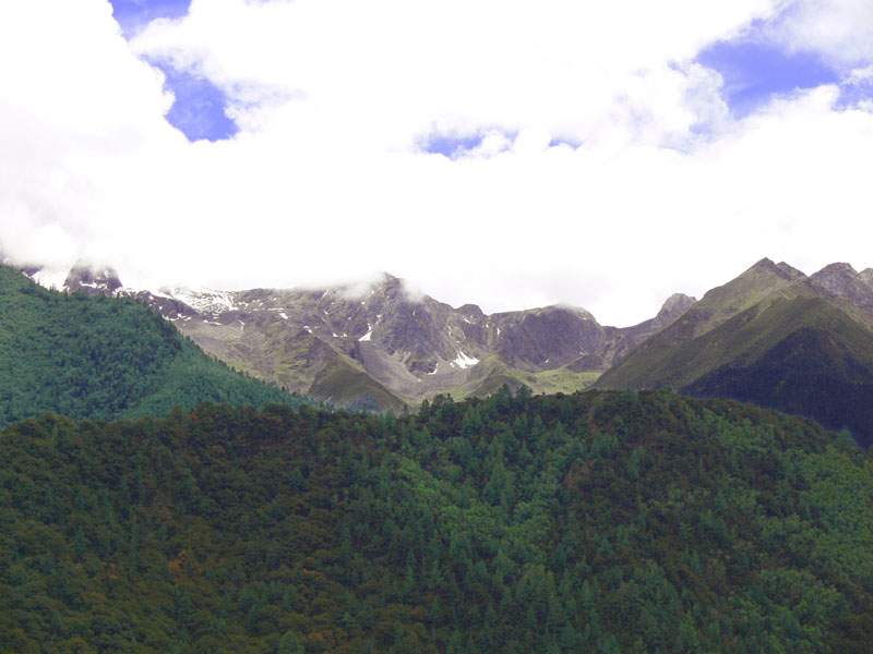 雪山 摄影 厚地天高