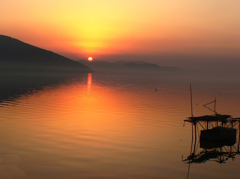 太湖夕阳 摄影 sz老牛