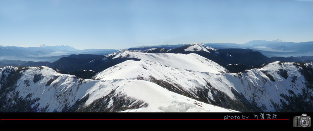 石卡雪山 摄影 落叶深秋