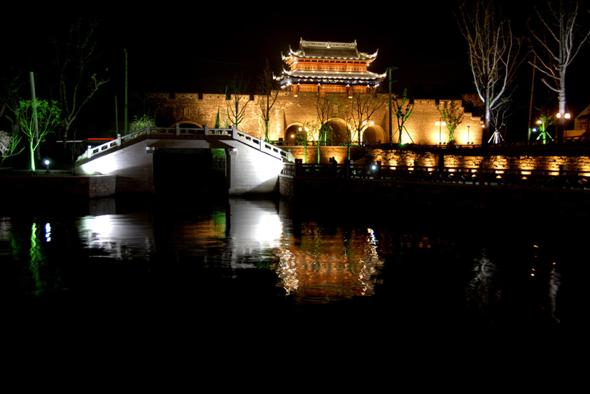 苏州夜景-老阊门1 摄影 小东