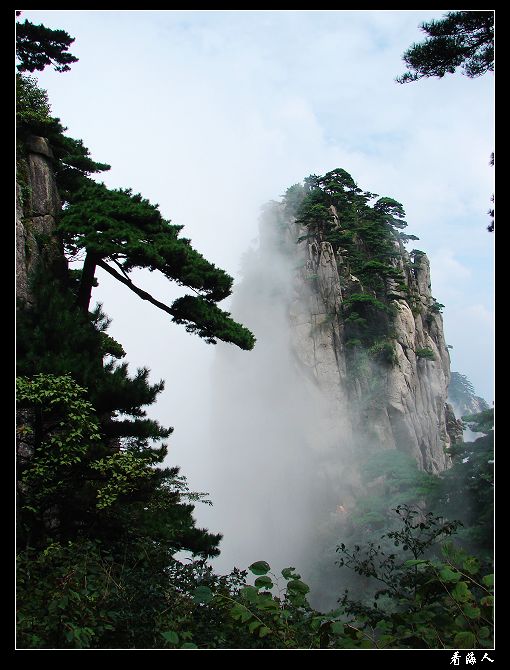 黄山云雾 摄影 海岸蓝蓝