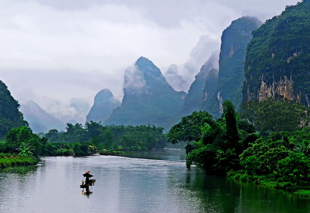 烟雨遇龙河 摄影 yanzhang