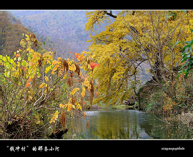 “钱冲村”的那条小河 摄影 xiayang