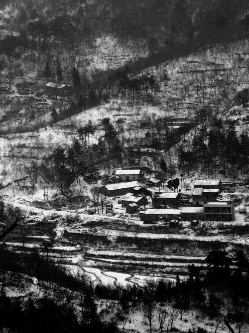 天台山雪 摄影 楚石