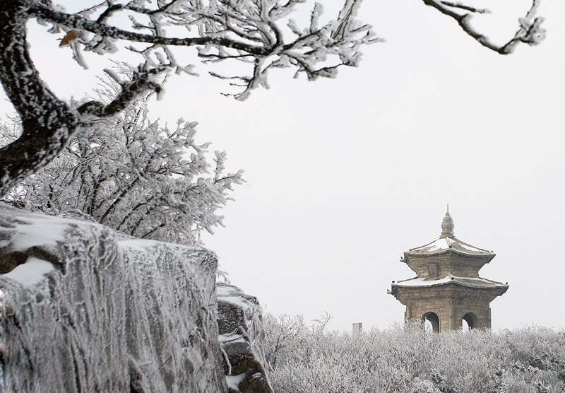 雪塔 摄影 影光色