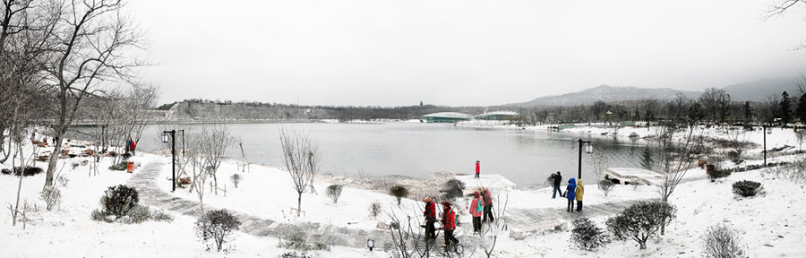 南京前湖冬雪 摄影 阿亮南京