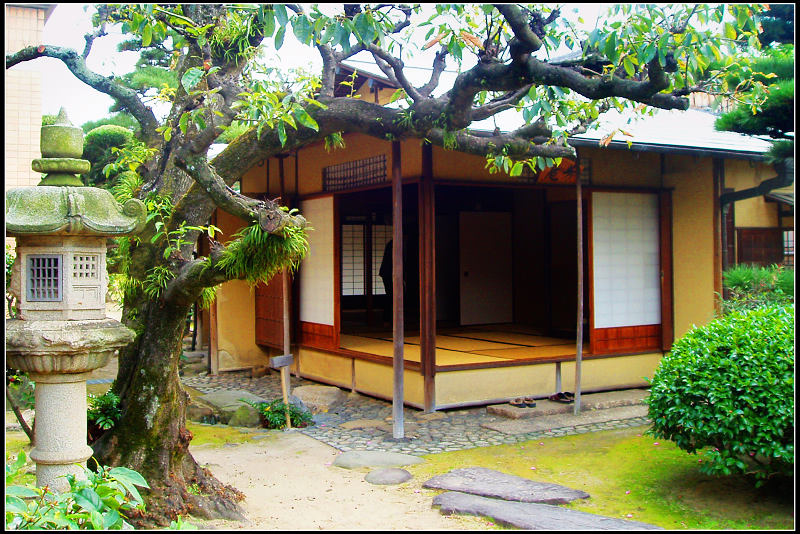 日本庭院 摄影 雪花仙子