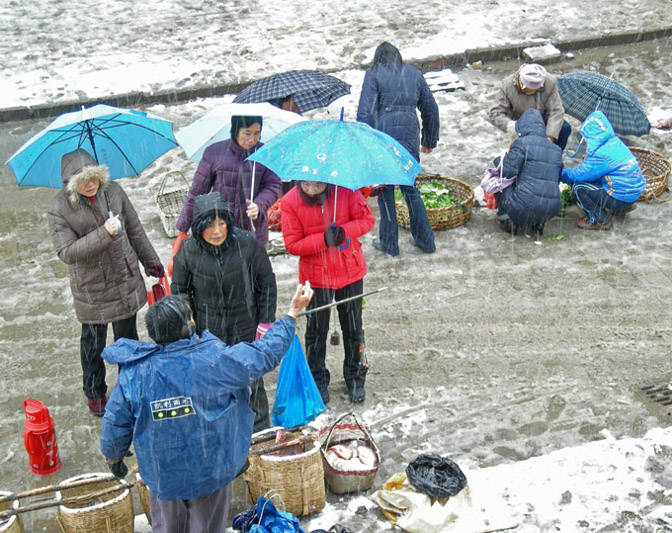 雪市 摄影 一帆随浪