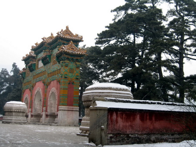 香山雪景 摄影 喜庆