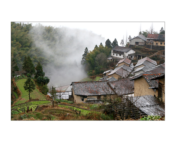 雪后的山村 摄影 hah123